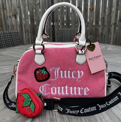Juicy Couture Sweet N Juicy Apple Satchel, Pink Lemomade