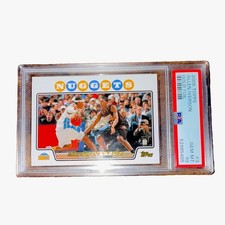 2008 Topps Allen Iverson #3 Gold Foil Denver Nuggets Basketball Card PSA