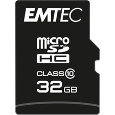 EMTEC ECMSDM32GHC10CG Micro-SDHC 32GB MicroSD Class 10 Memory Card