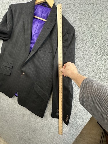$650 Ben Sherman Merton 2 Piece Suit 46R x W41 One Button Jacket Raw Hem NWT - Bild 13 von 23