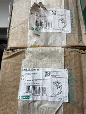 NEW Square D QBP22150TM Circuit Breaker 2P 150A 240V   Box Worn   Unused 