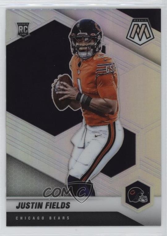 2021 Panini Mosaic Rookie Variations Silver Prizm Justin Fields #304-V 0yj6