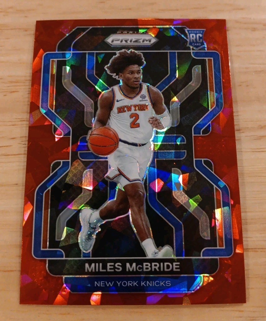 Miles McBride 2021-22 Panini Prizm Red Ice Prizm #283 RC