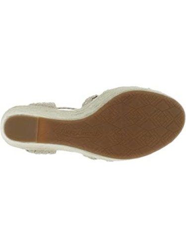 LUCKY BRAND Womens Beige 1-1/2" Platform Lainey Toe Wedge Espadrille Shoes 5.5 - Picture 8 of 11