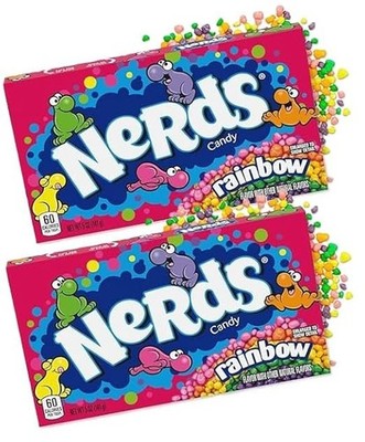 Nerds Rainbow Fruitse 141g Süßigkeiten mit fruchtigem Geschmack 2 Stück