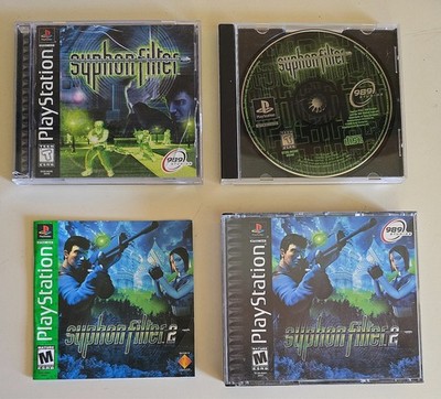 Syphon Filter PlayStation 1 PS1 x 2 Copies & Syphon Filter 2 Contains Disc 1 &2