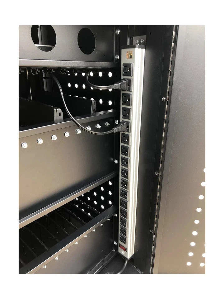 30-Bay Mobile School Charging Cart Station for Chromebook, Tablet and Laptop ... - Image 4 of 4