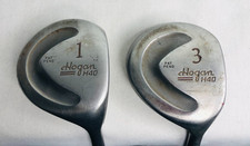 Ben Hogan H40 Driver 11.5* and 3 Wood 16.0* Pat Pend RH Reg Steel Shaft Apex /DB