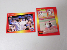 Lot of 2 1992 Donruss Triple Play Baseball Cards