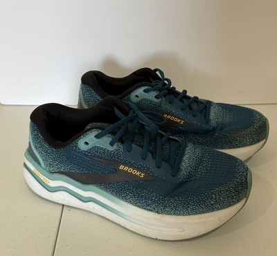 Brooks Mens Ghost Max 2 Blue/Aqua/Orange Pop Running Shoes Sneakers Size 10 D