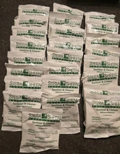 25  Packs of Stera Sheen Green Label Sanitizer Packets (2oz Packets)