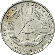 [#674132] Münze, GERMAN-DEMOCRATIC REPUBLIC, 10 Pfennig, 1963, Berlin, SS, Alumi
