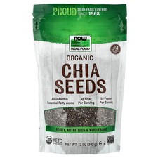 Real Food, Organic Chia Seeds, 12 oz 340 g 