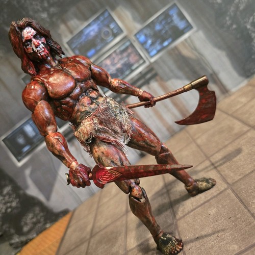 Mezco Conan The Barbarian Punisher One 1:12 Custom Marvel Legends Wolverine Lot - Picture 3 of 8