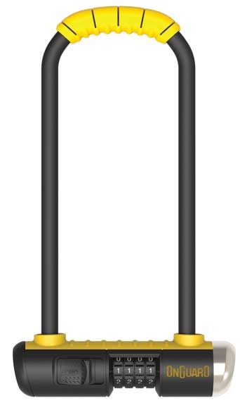 U-образный замок OnGuard Bulldog Mini LS Combo - Закаленная сталь 13 мм компактный с ключом - 10390₽