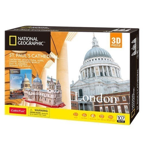 6944588209919 Пазл 3D St. Paul National Geographic Cubic Fun