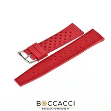 TROPIC 20mm Red Tropic Silicone Watch Strap, Easy-Fit NEW 