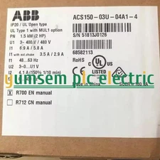 New ABB ACS150-03U-04A1-4 Frequency ConverterUS free TAX
