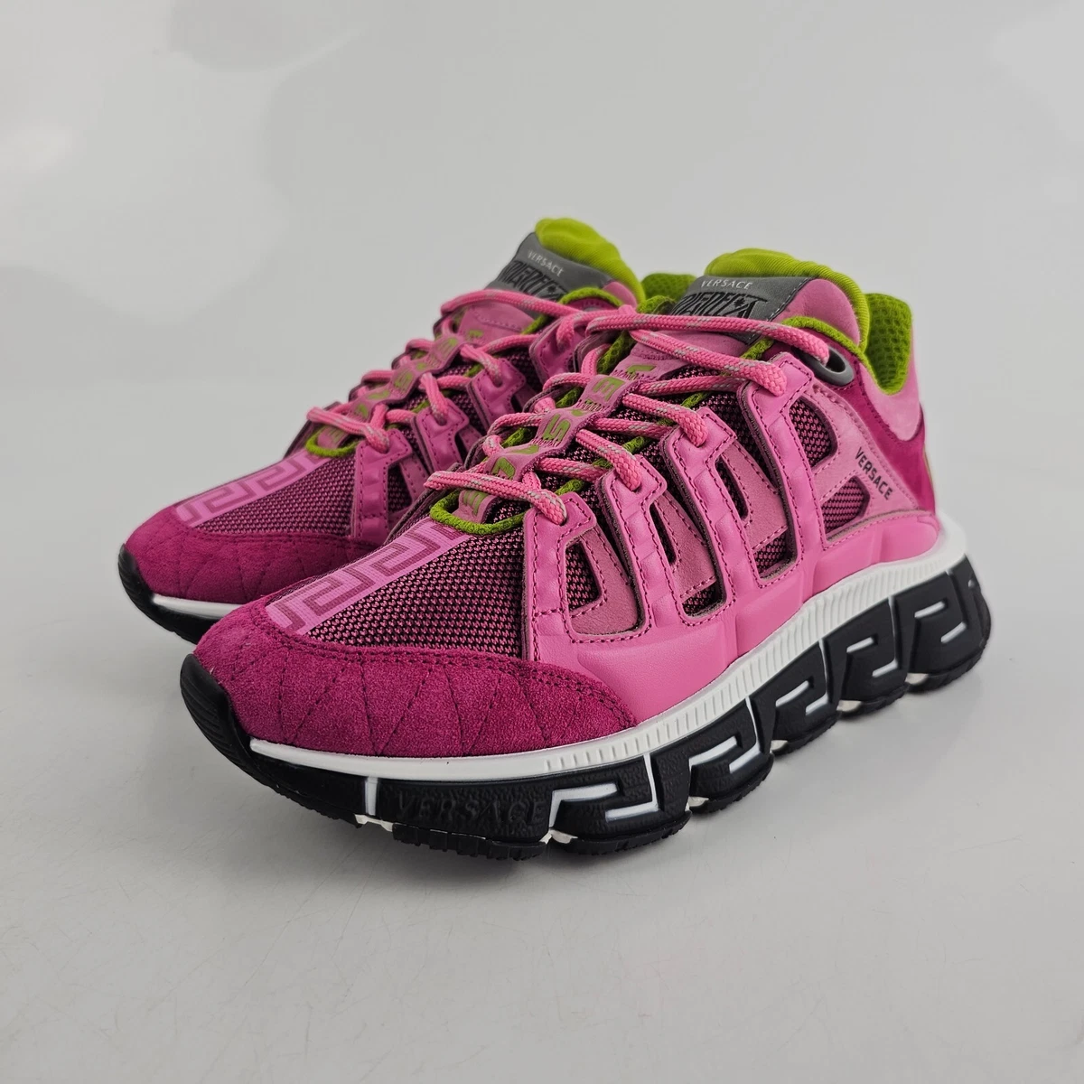 Versace Trigreca Women s Pink Sneakers New Size 36 US 6