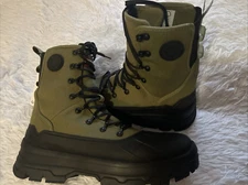 Hunter explorer desert boot green lace up canvas combat water resistant US SZ 10