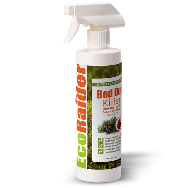 16 Oz Ecoraider Bed Bug Killer Nontoxic Plant Extract