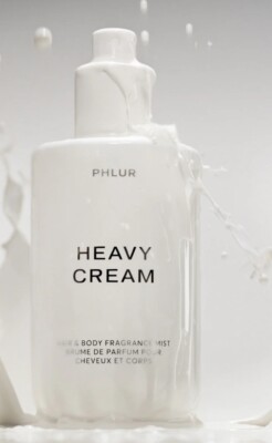 NEW AUTHENTIC PHLUR  HEAVY CREAM  Hair&Body Fragrance Mist 8.1oz Full-Size 