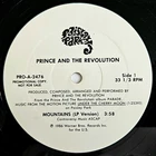 80'S R&B - PRINCE - MOUNTAINS - PAISLEY PARK RECORDS ORIGINAL PROMO