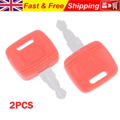 QNGENET 2X Agricultural Tractor Ignition Key For John Deere 6010 6110 6310 6810