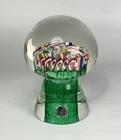 Vintage Murano Mushroom Shape Pedestal Multi-Color Millefiori 5.75” Paperweight