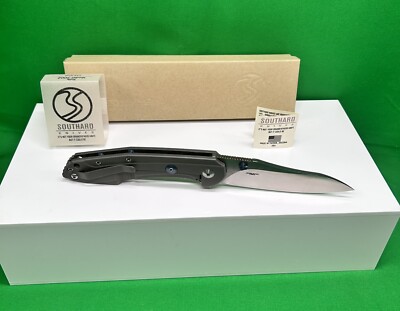 Brad Southard Tolk  3002 Flipper Knife Mid-Tech CTS-XHP Titanium  2015 HTF