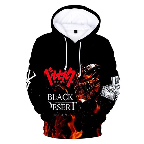 Berserk Guts 3D Hoodies Cosplay Berserker Adult Kids Sweatshirts Jackets Coats - Picture 29 of 29
