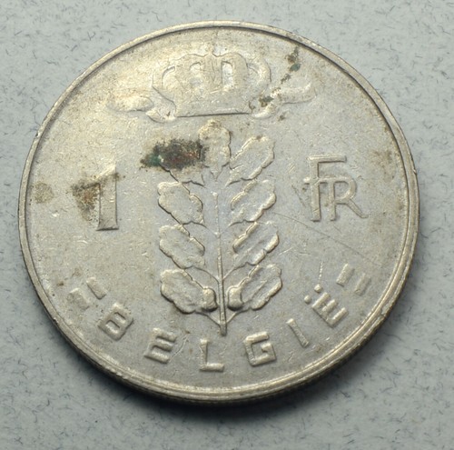 Belgium 1Fr. 1965 KM# 143.1 Europe Coin - Picture 2 of 2