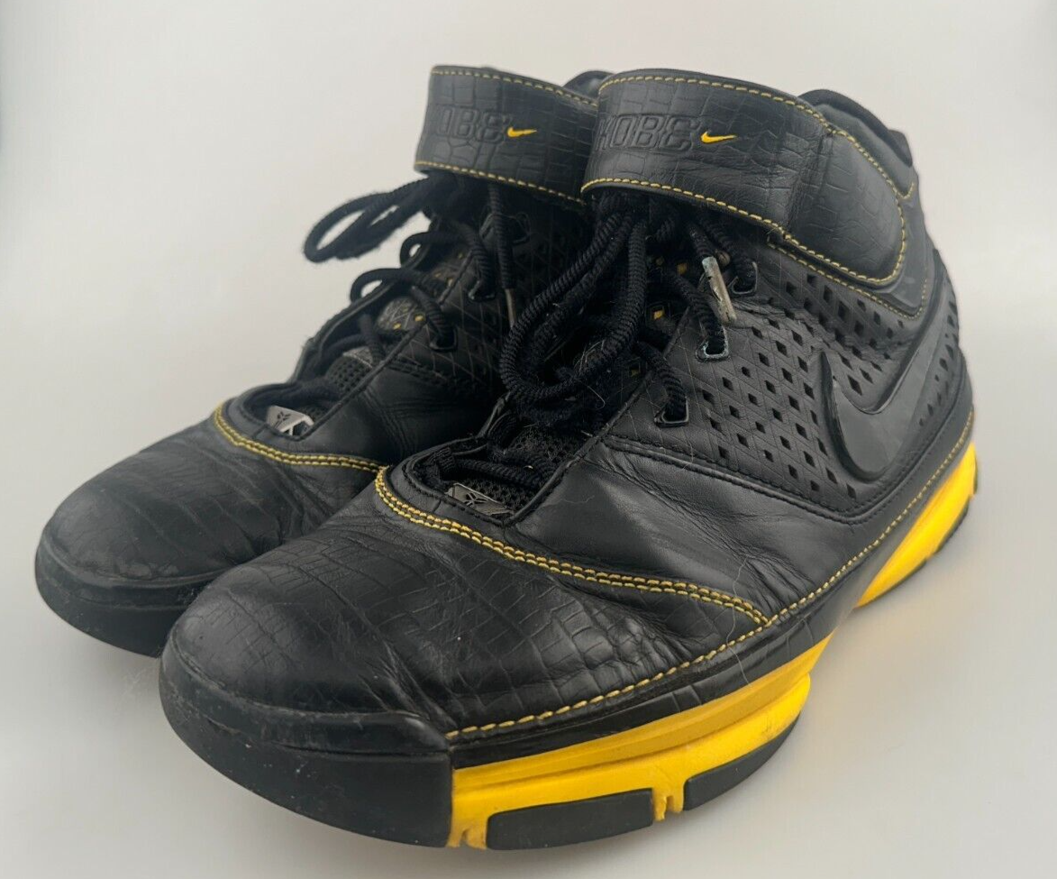 Nike Zoom Kobe 2 Carpe Diem Men's 11 US 316022-001 Black Yellow