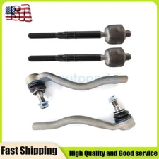 Set of 4pcs Front Outer+Inner Tie Rod Ends For Benz  X164 W164 GL350 ML320 ML350