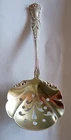Antique Gorham Sterling Silver Bon Bon Spoon 1896 Maryland Pierced Gold Bowl