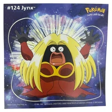 Pokemon Collect 'em Stick-Ups Jynx #124 Large 4” Sticker Priss Prints