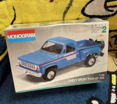 Monogram Chevy Sport Pick-Up 4x4 Squarebody Truck 1992 Rare SEALED New