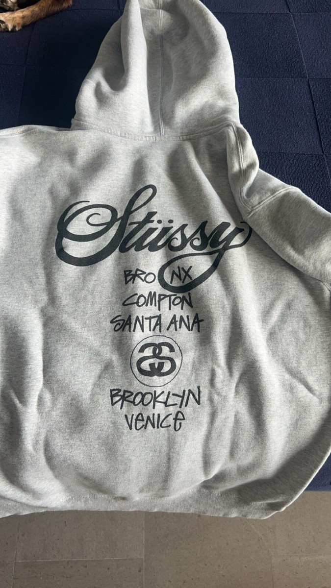 Stussy Zip Up Hoodie XL | eBay
