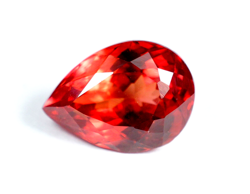 Saphir Padparadscha Naturel Certifié EGL - Pierre Précieuse 12.9 X 9.8 Mm - Neuf