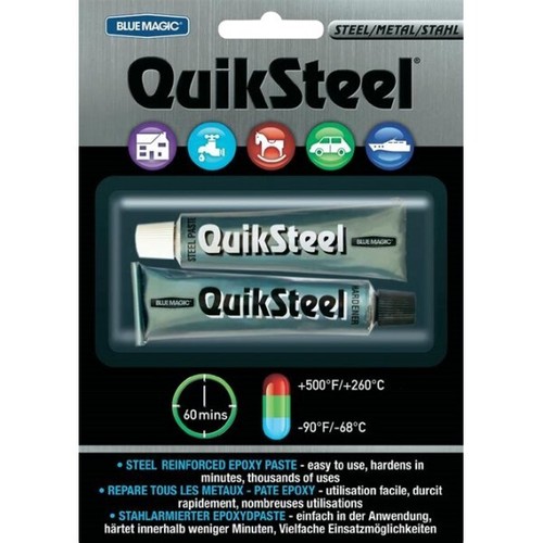 QUIKSTEEL Steel Two Part Epoxy Paste 2 x 1oz Tubes 17002 eBay