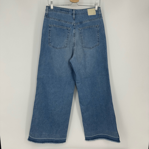 Adriano Goldschmidt Yvette High Rise Wide Leg Jeans Size 31 19 YEARS ILLUMINATE - Picture 6 of 16