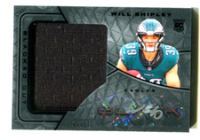 2024 Panini Black Blacked Out Jersey Autographs #12 Will Shipley 7/13 A47 473