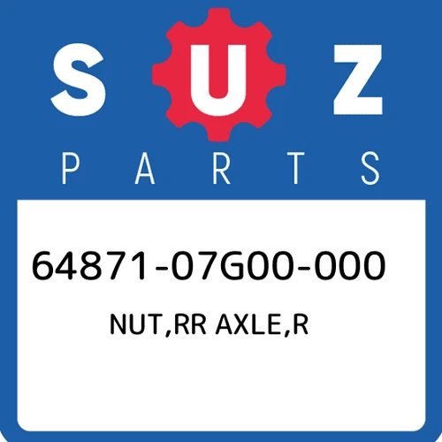 NUT, REAR AXLE RH