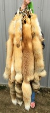Tanned Red Fox Winter  Heavy Fur  Western - Imperfect Grade