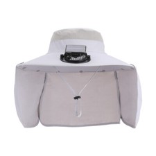 Waterproof Solar Cooling Hat with Built-in Fans for Outdoor Activities