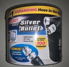 Silver Bullet 3/4 in. Dia x 50 ft. Lightweight Kink-Free Expandable Garden Hose