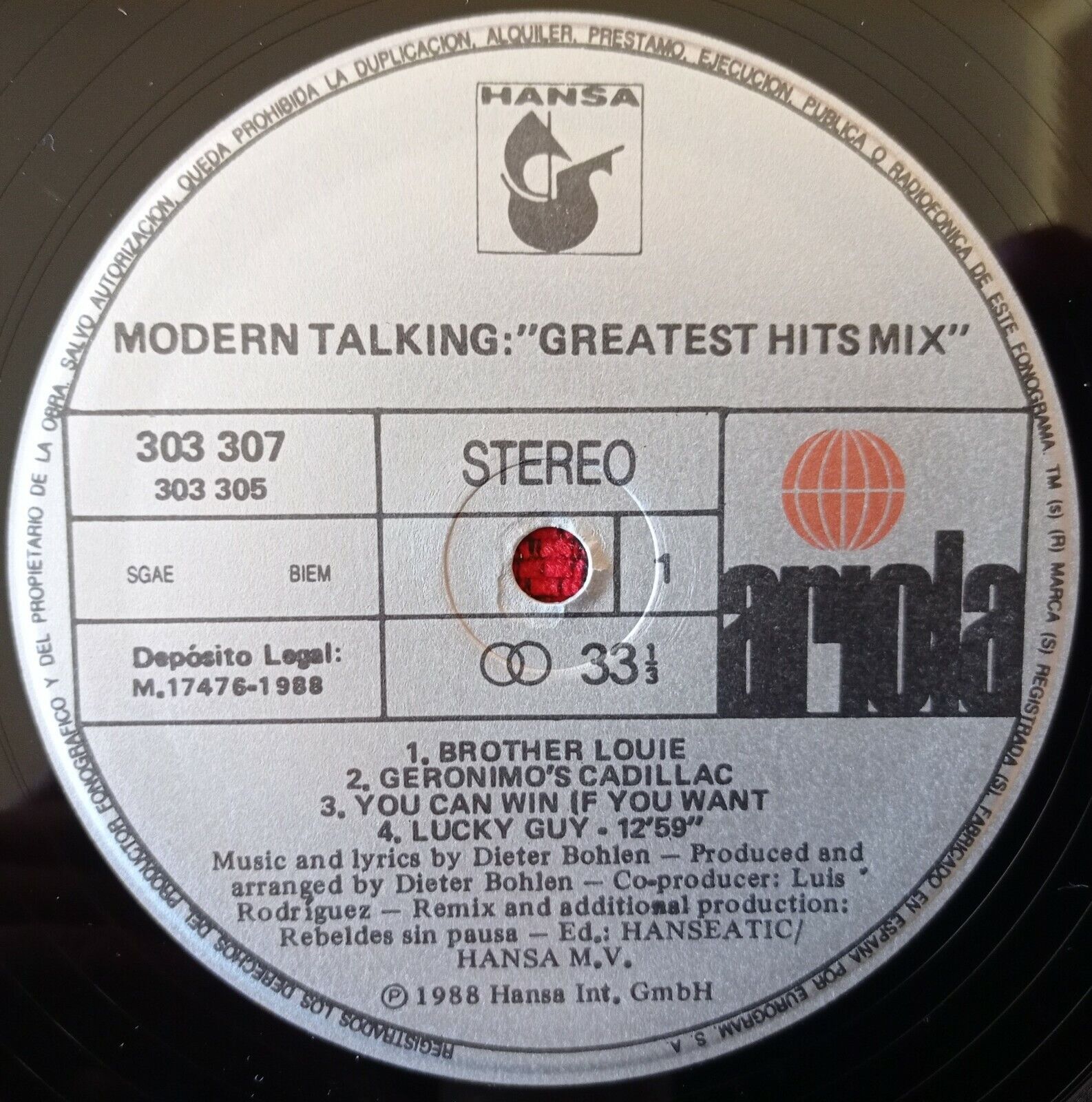  2 LP Modern Talking Greatest Hits Mix (Brazil