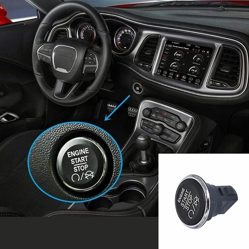 Interruptor de botón de parada de arranque del motor para Dodge Challenger 2008-14 1FU931X9AC - Imagen 4 de 6