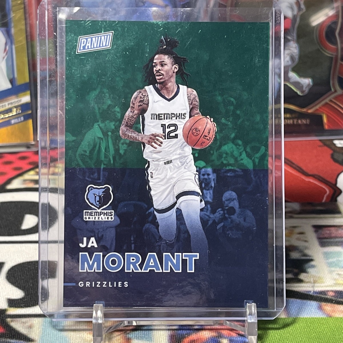 2022 Panini National Silver Pack JA MORANT #4/5 - #33 Green SSP 