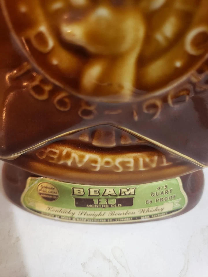 Jim Beam Vintage 1968 BPOE Elks Centennial Decanter EMPTY Jim Beam Collectable - Image 2 of 2